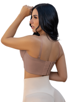 Brasier strapless con cobertura de espalda y tiras removibles- Jackie London 6030