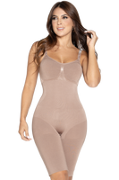 JACKIE LONDON 351 - Seamless Capri Bodysuit with Bra