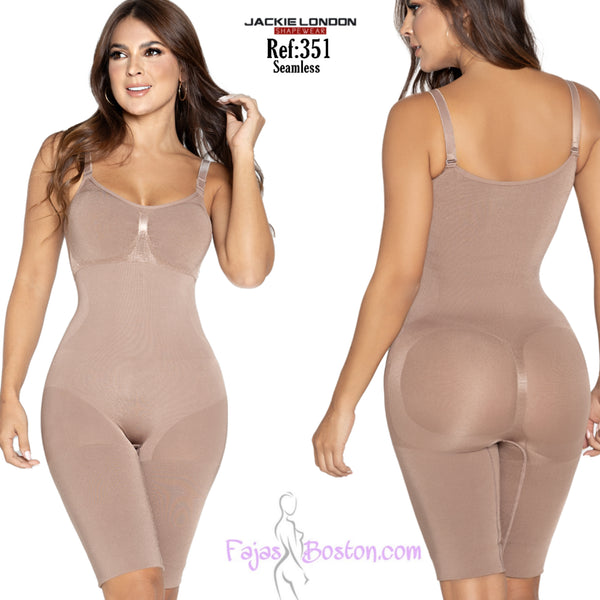 JACKIE LONDON 351 - Seamless Capri Bodysuit with Bra