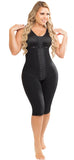 Girdle (Fit 360) to the Knee with Bra and Clasp Adjustment - DELIÉ 09366