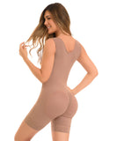Faja (Fit 360) media pierna con encaje siliconado, brasier y 3 niveles de broches Delie 09511